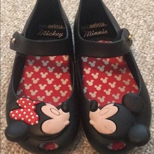 Mini Melissa Disney Twins shoes size 9